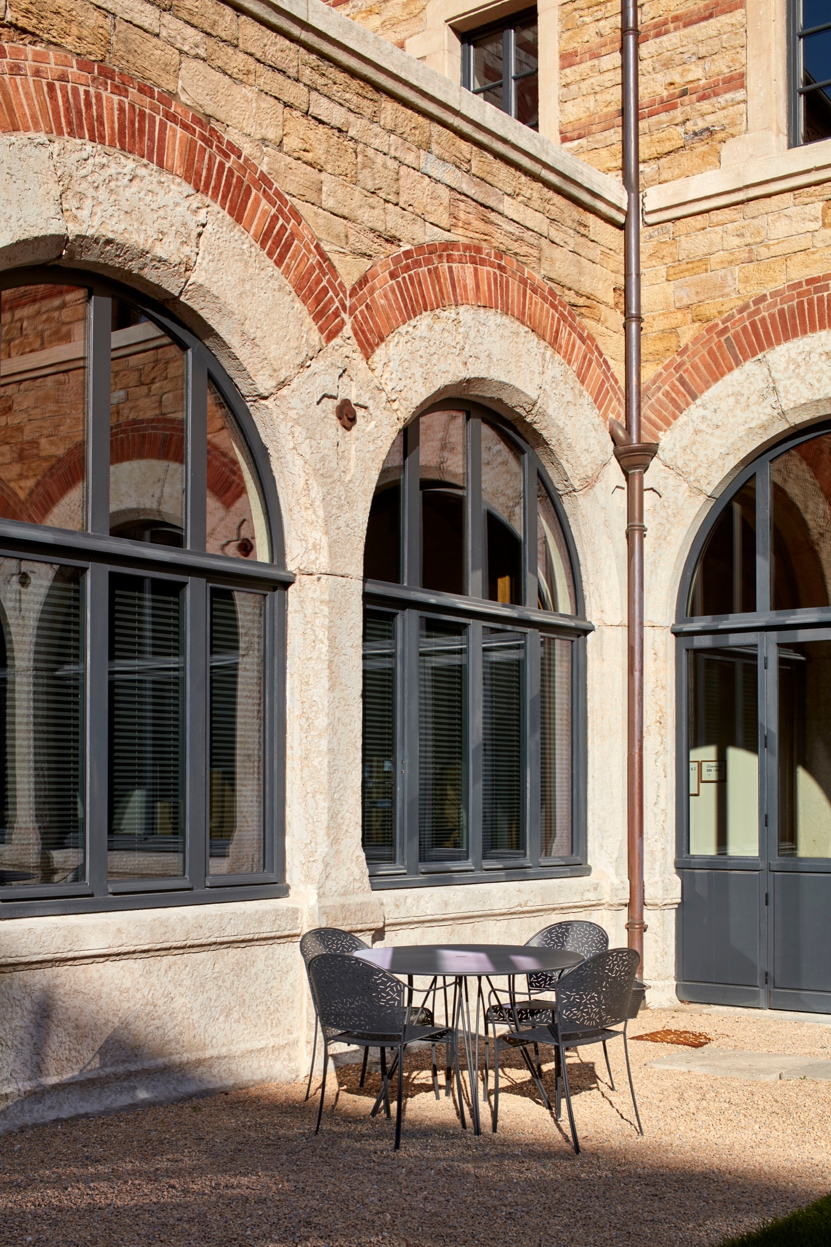 Pleated Shades in Le Fourviére Hotel