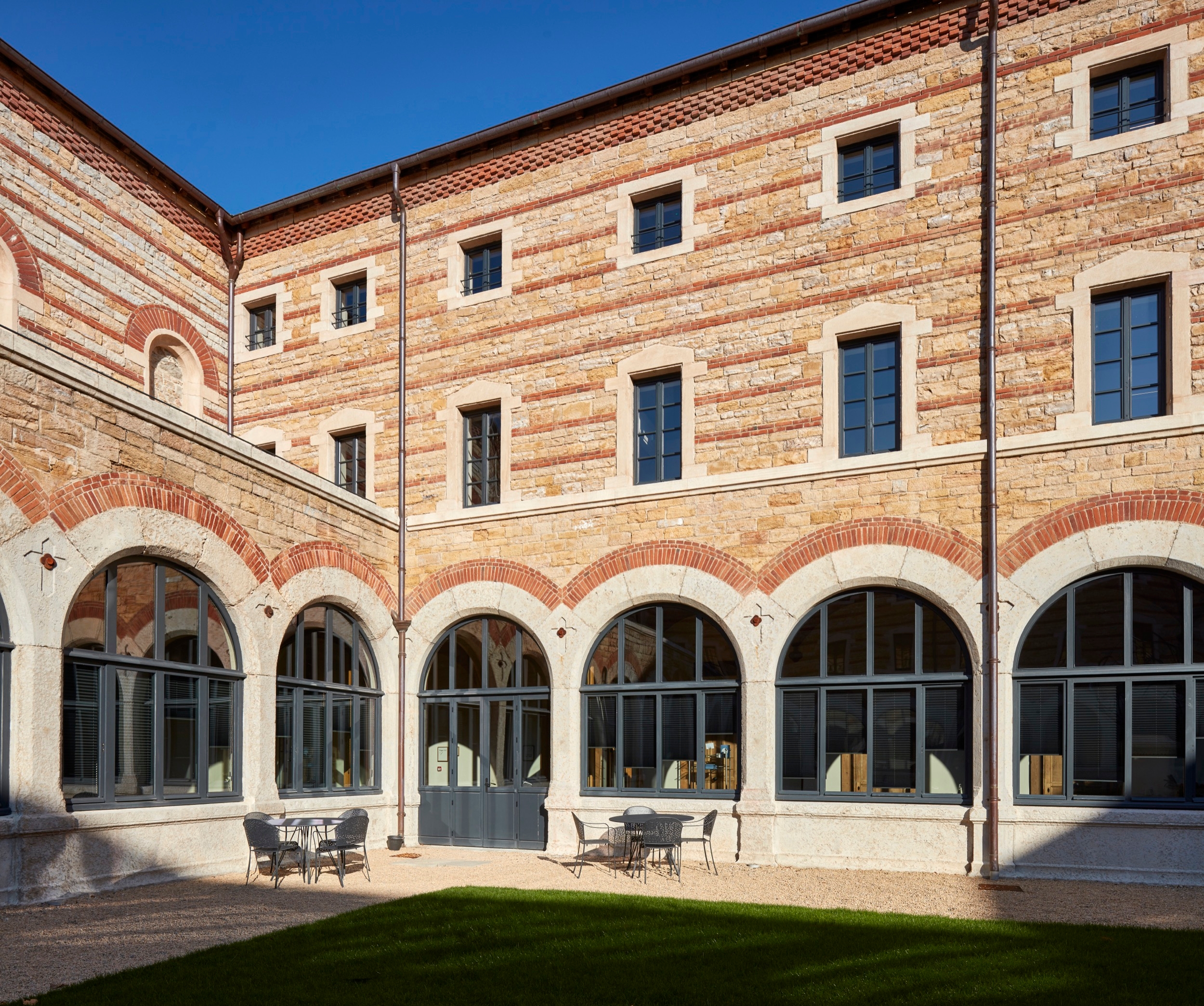 Pleated Shades in Le Fourviére Hotel