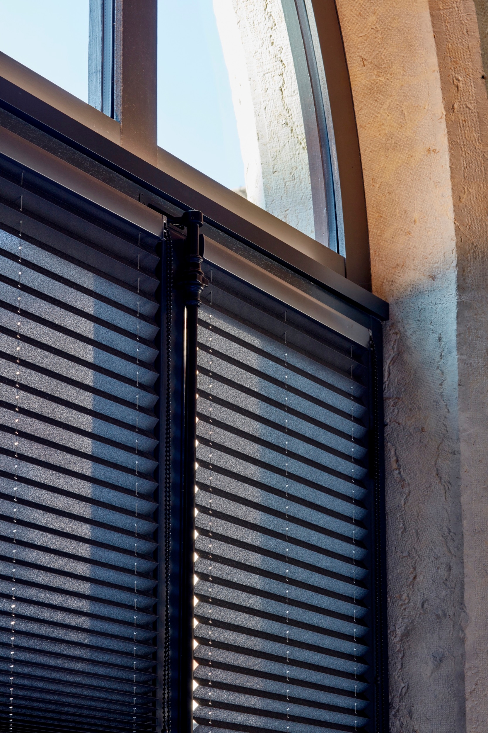 Pleated Shades in Le Fourviére Hotel