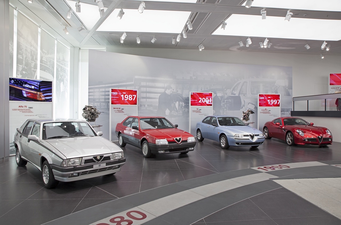 Box Roller Shades in Alfa Romero Museum