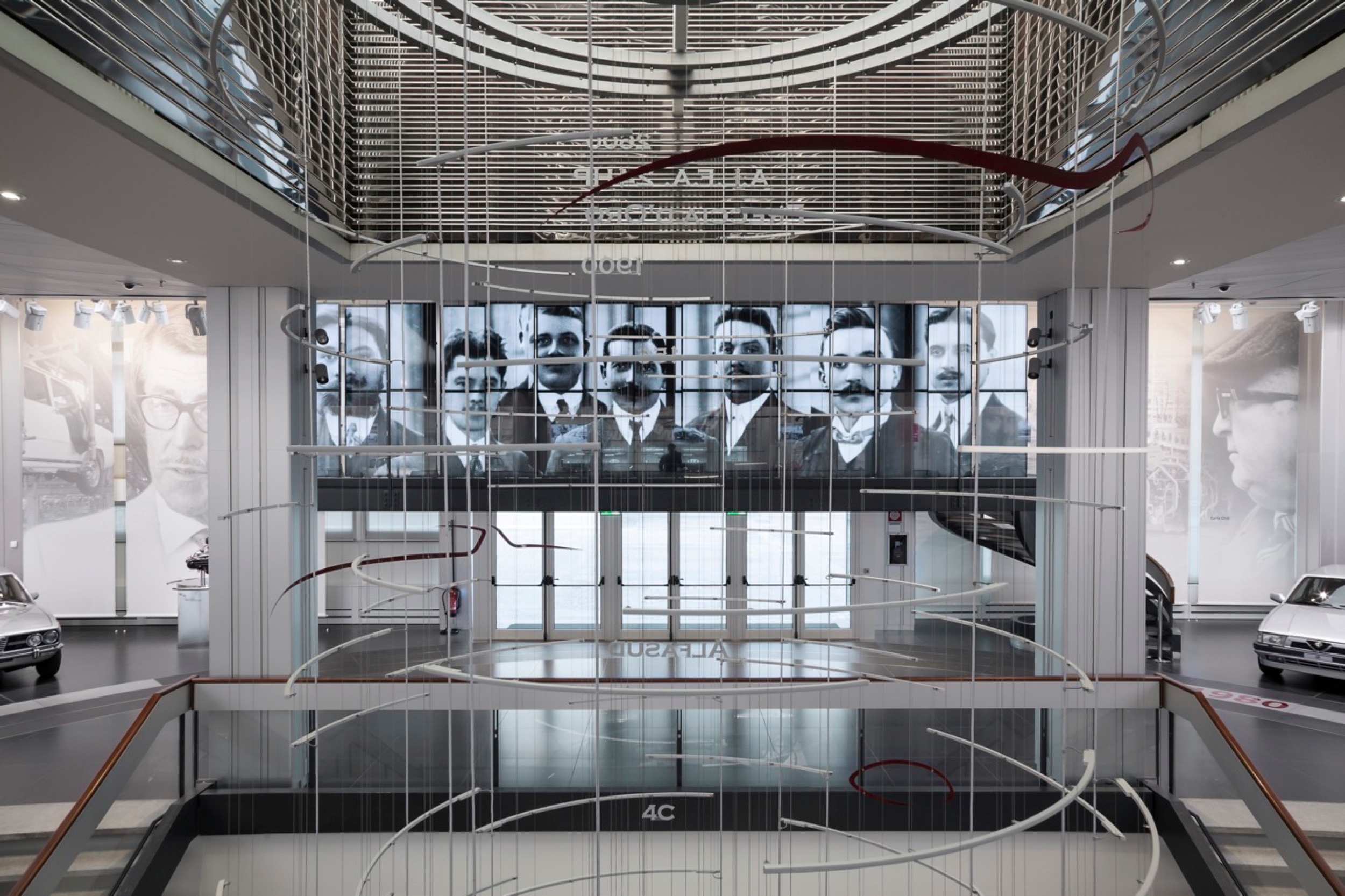 Box Roller Shades in Alfa Romero Museum