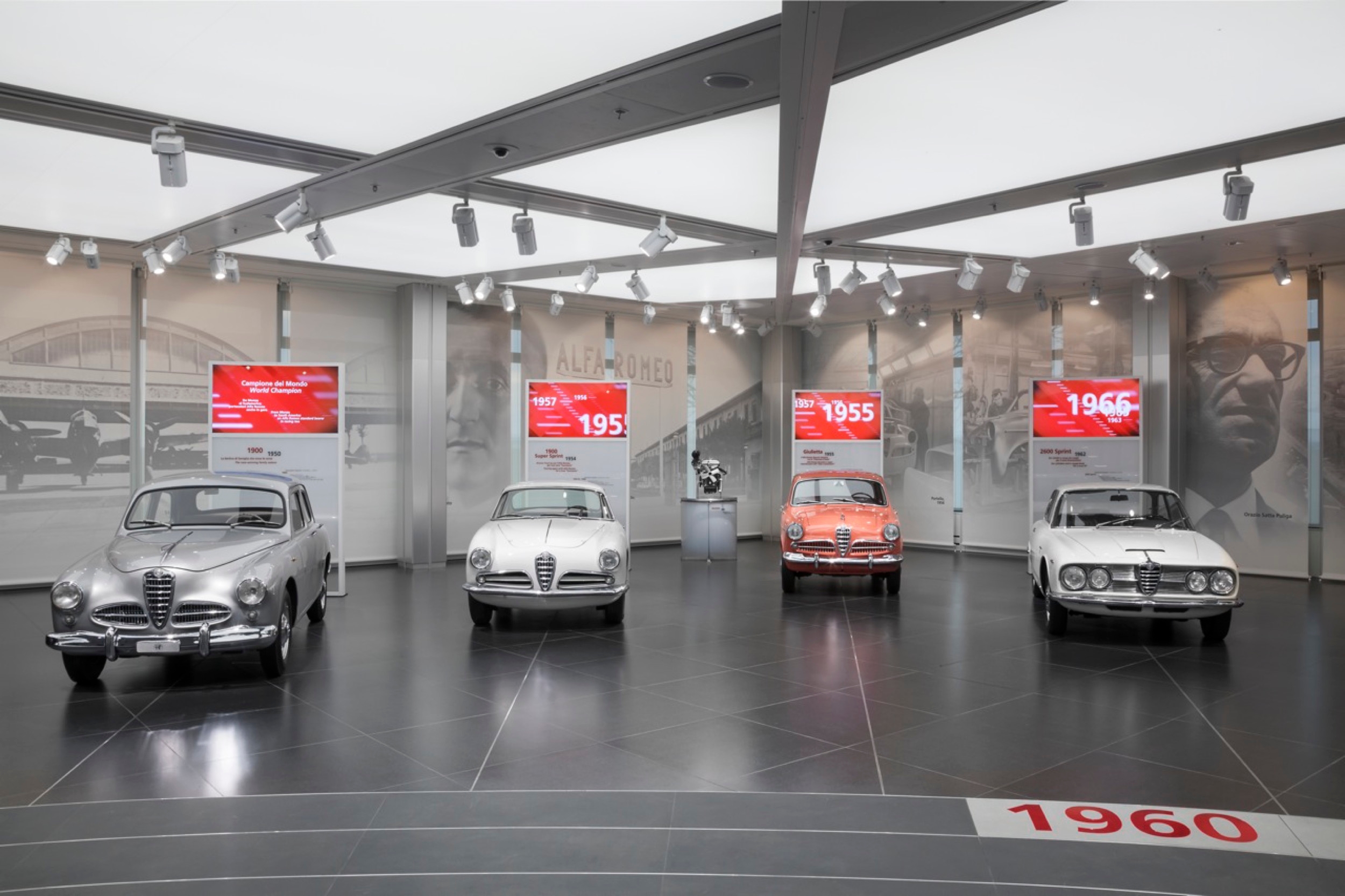 Box Roller Shades in Alfa Romero Museum