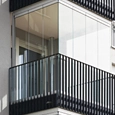 Balcony Glazing in German Residential Building
