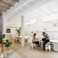 Wooden Profile System in Co-Working Space