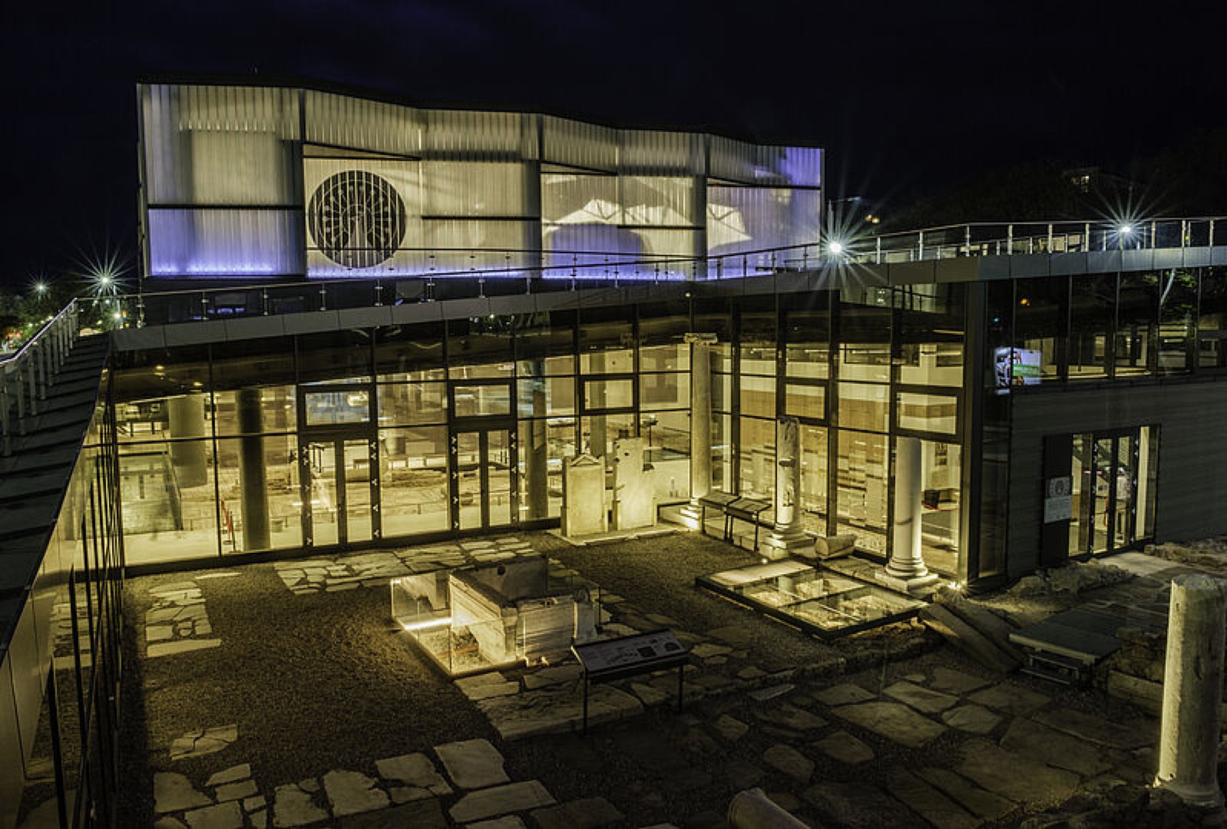 Profiled Glass in a Basilica in Plovdiv