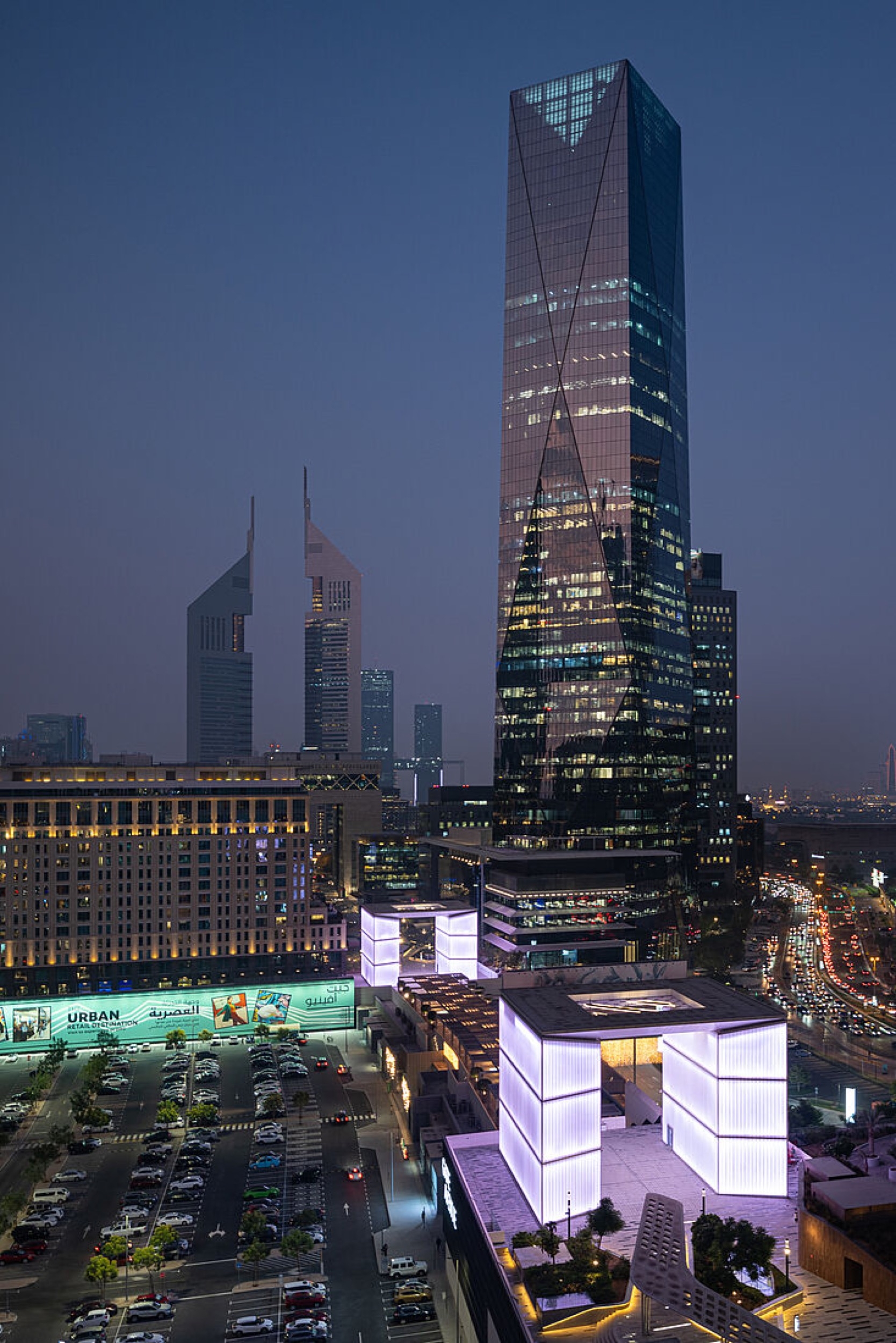 Profiled Glass in The Gate Building