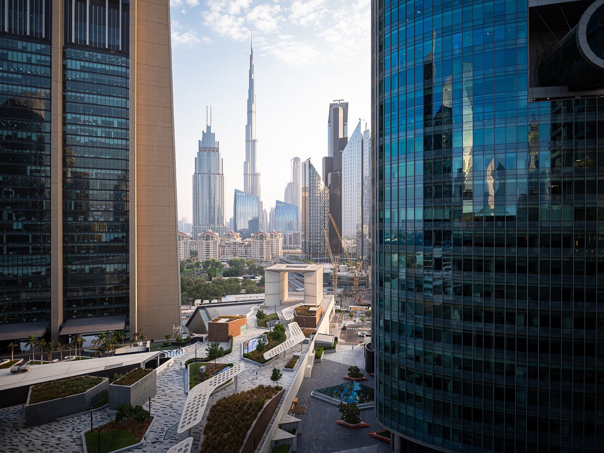 Profiled Glass in The Gate Building