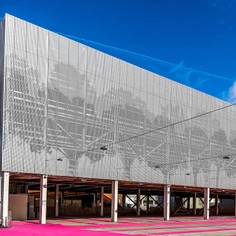 Perforated Metal Panels for Parking Buildings