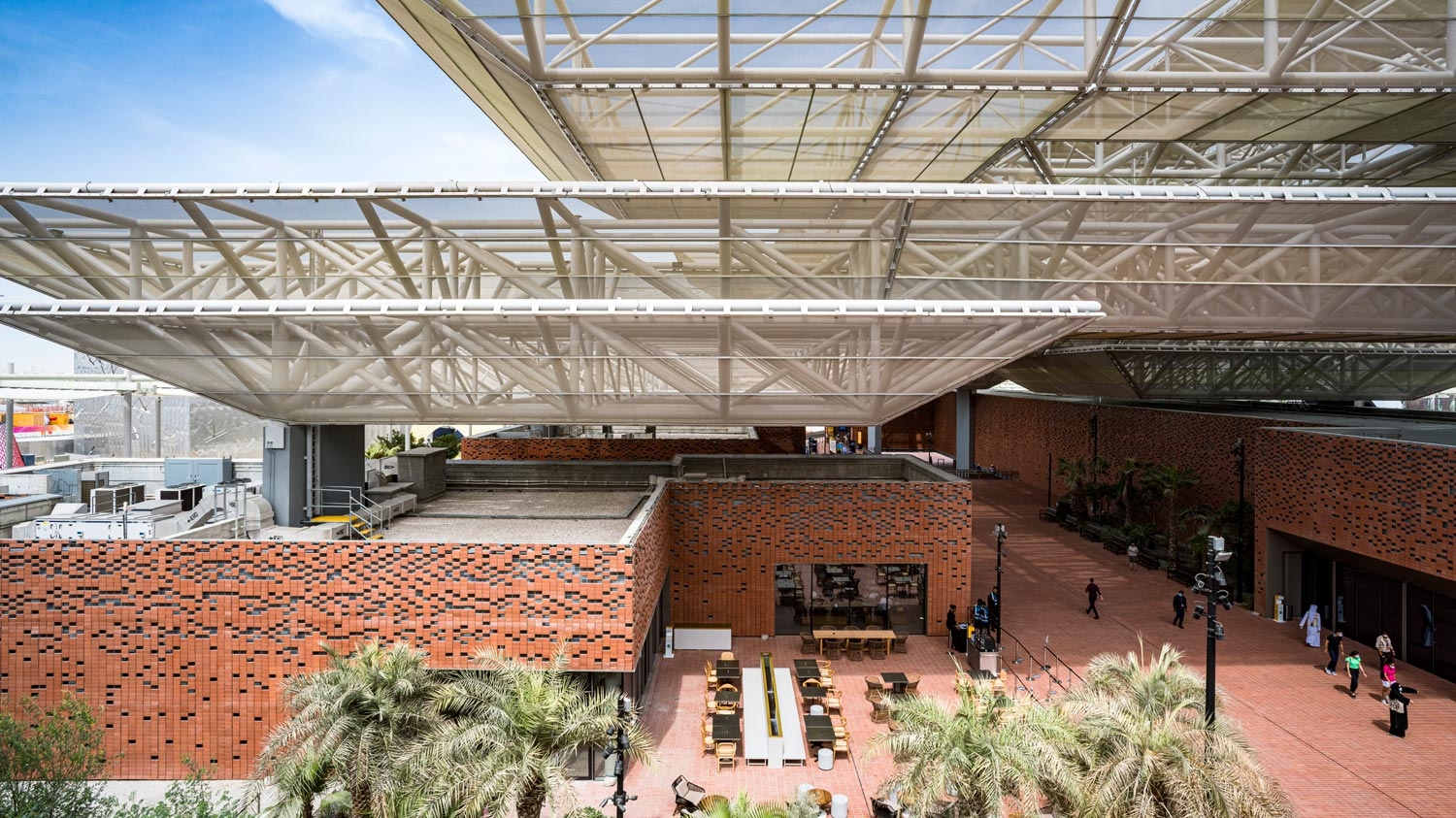 Ceramic Facade System in Opportunity Pavilion