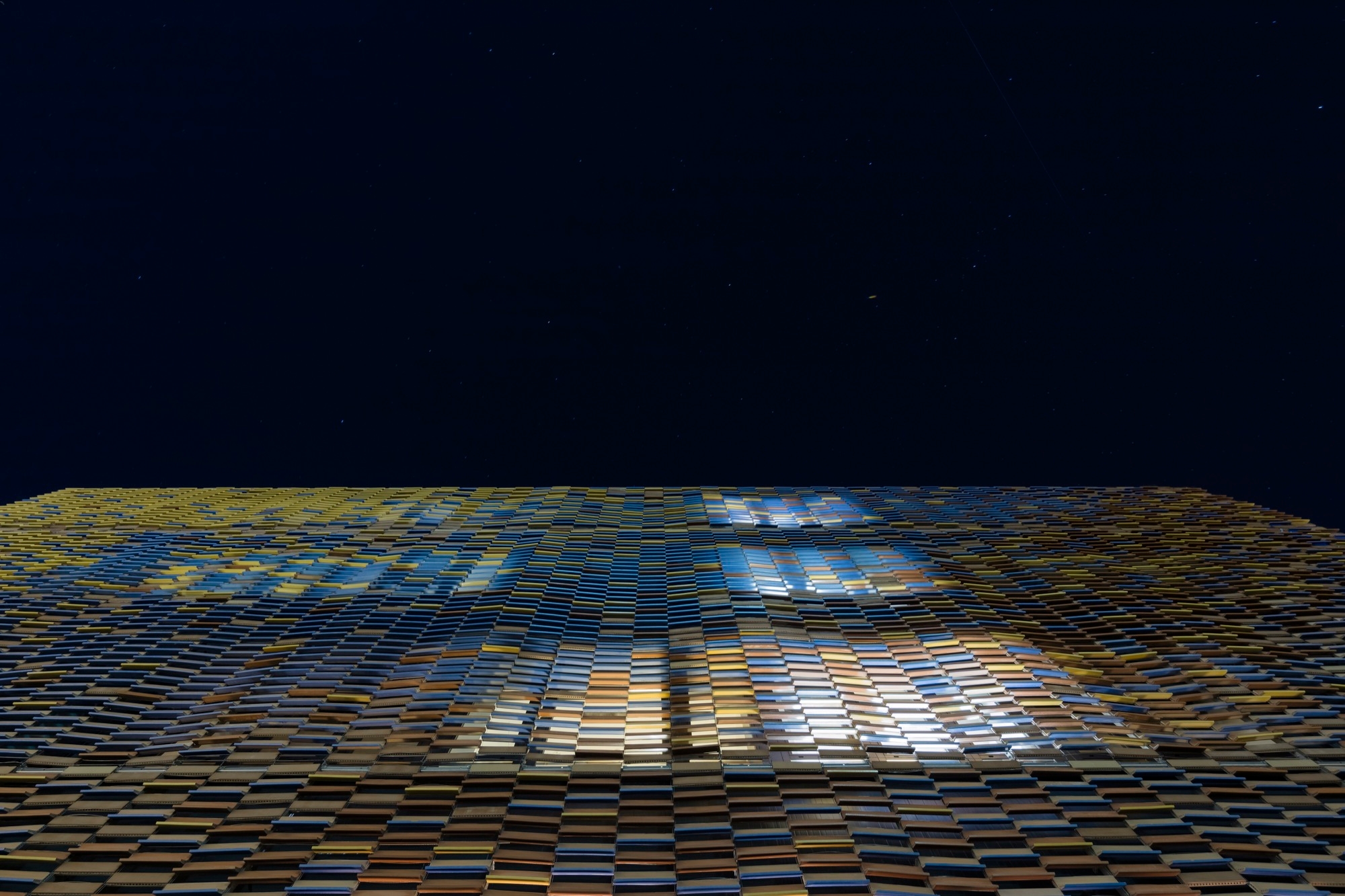 Ceramic Fabric Envelope on Hospital Sant Pau