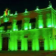 Iluminación en el Palacio de Gobierno Querétaro