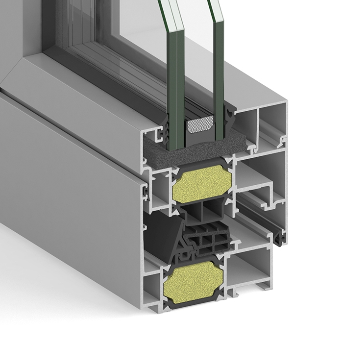 Finished Aluminum Windows STRUGAL