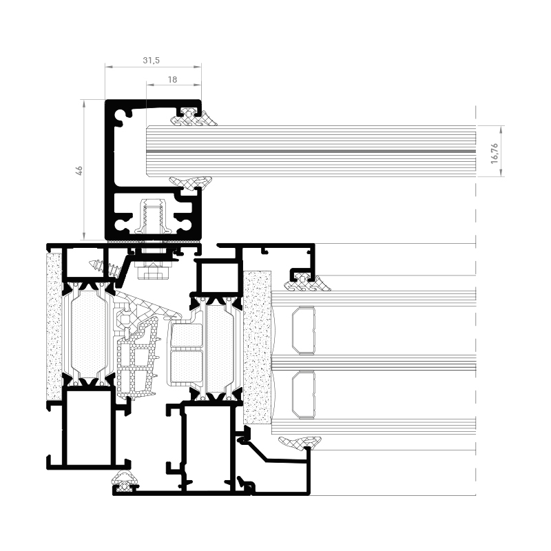 Railing System - STRUGAL Invisible Glass Line
