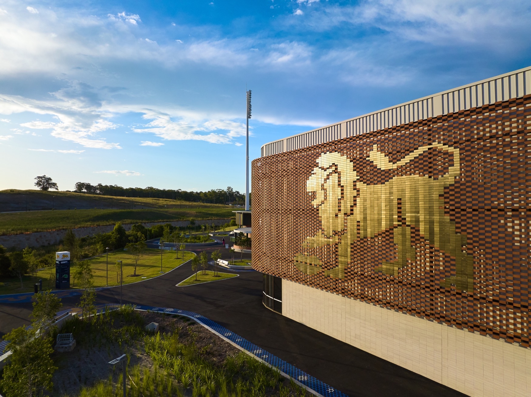 Ceramic Curtain Facade in Brighton Homes Arena