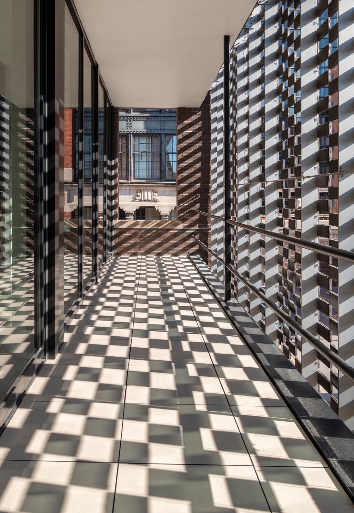 Ceramic Facade in Dearborn Penthouse