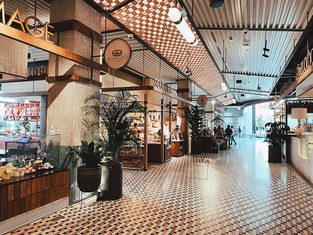 Ceramic Lattice Ceiling - 360 Food Hall