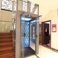 Glass Cabin Lift in Private Residence