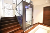 Glass Cabin Lift in Private Residence