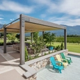 Retractable Canopies on a Pergola in Chilliwack
