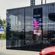 Large-format Glass Facades in a Gas Station Chain