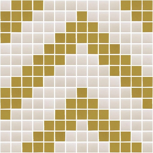 Chevron mosaic tiles