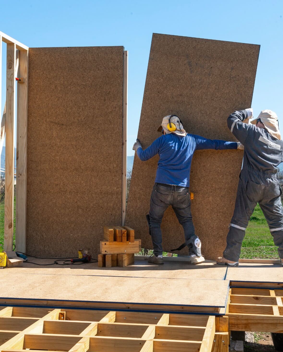 Panel OLB para elementos constructivos - old