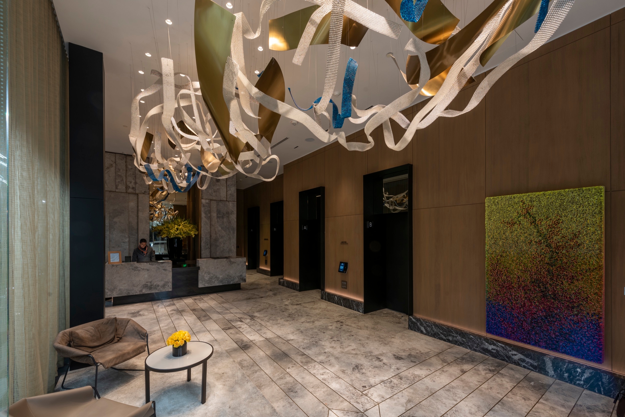 Sistemas de iluminación en hotel The Ritz Carlton