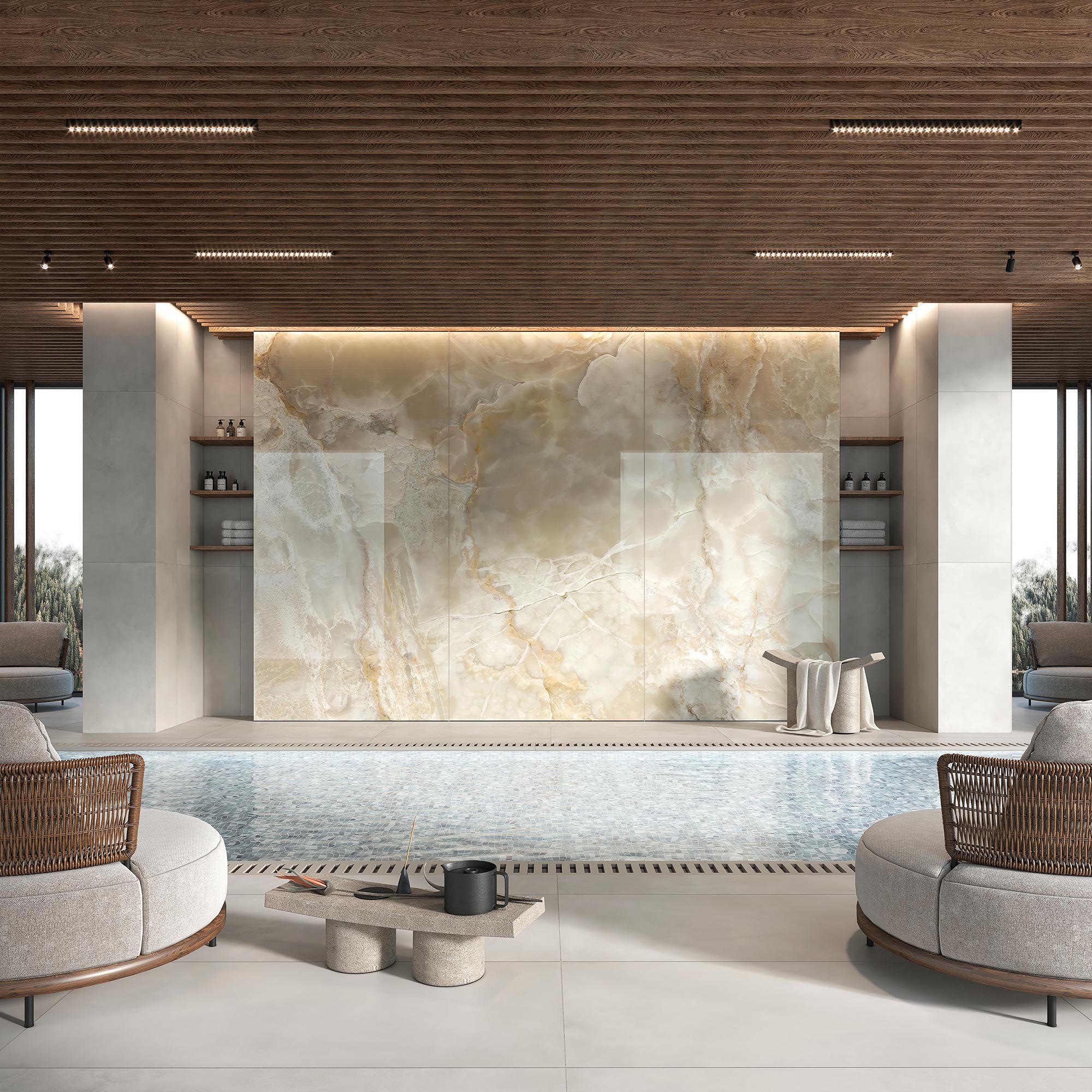 Decorative Panels - Onice Cappuccino