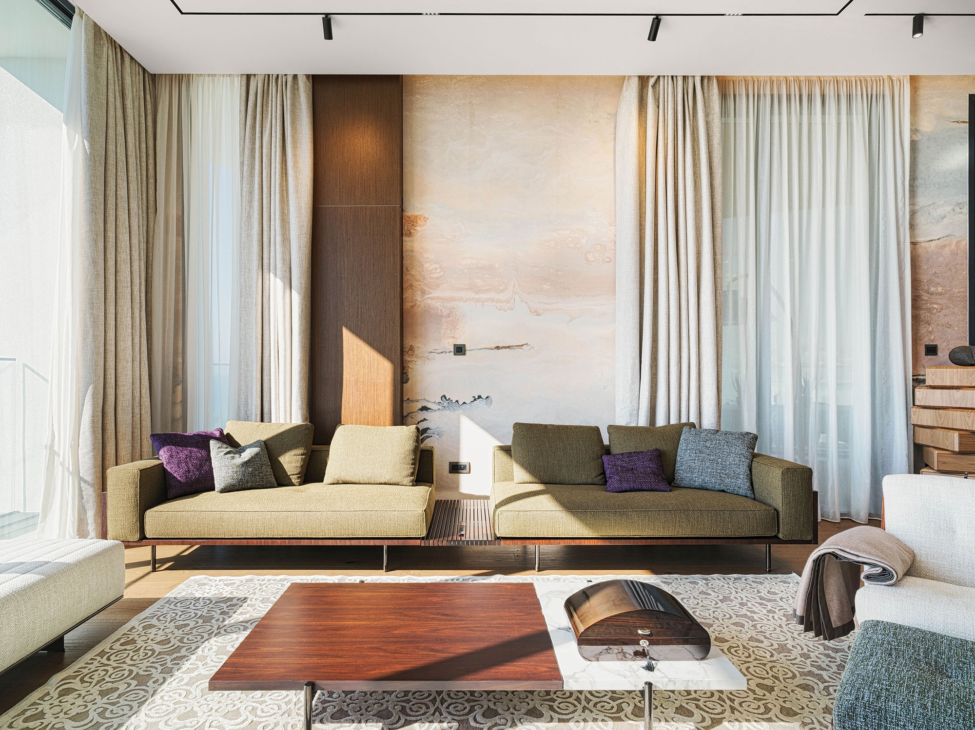 Wallpapers and Panels in Seafront Duplex