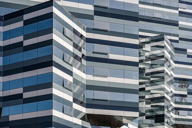 Color PVB Interlayers in Corporate Building