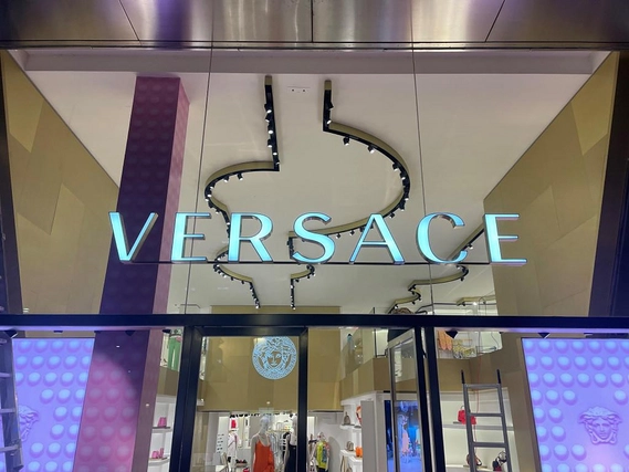 Clear PVB Interlayer in Versace Stores