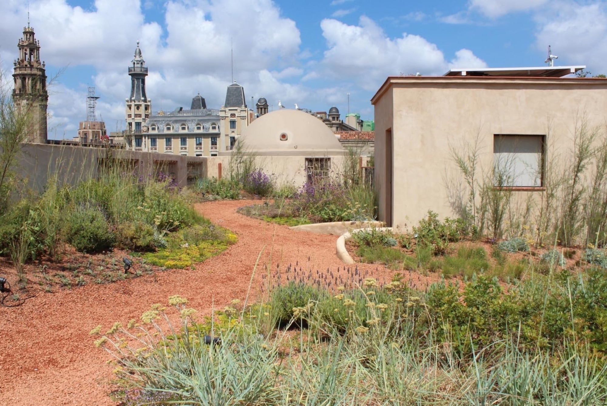 EPDM Roofing Membrane on Spanish Urban Garden