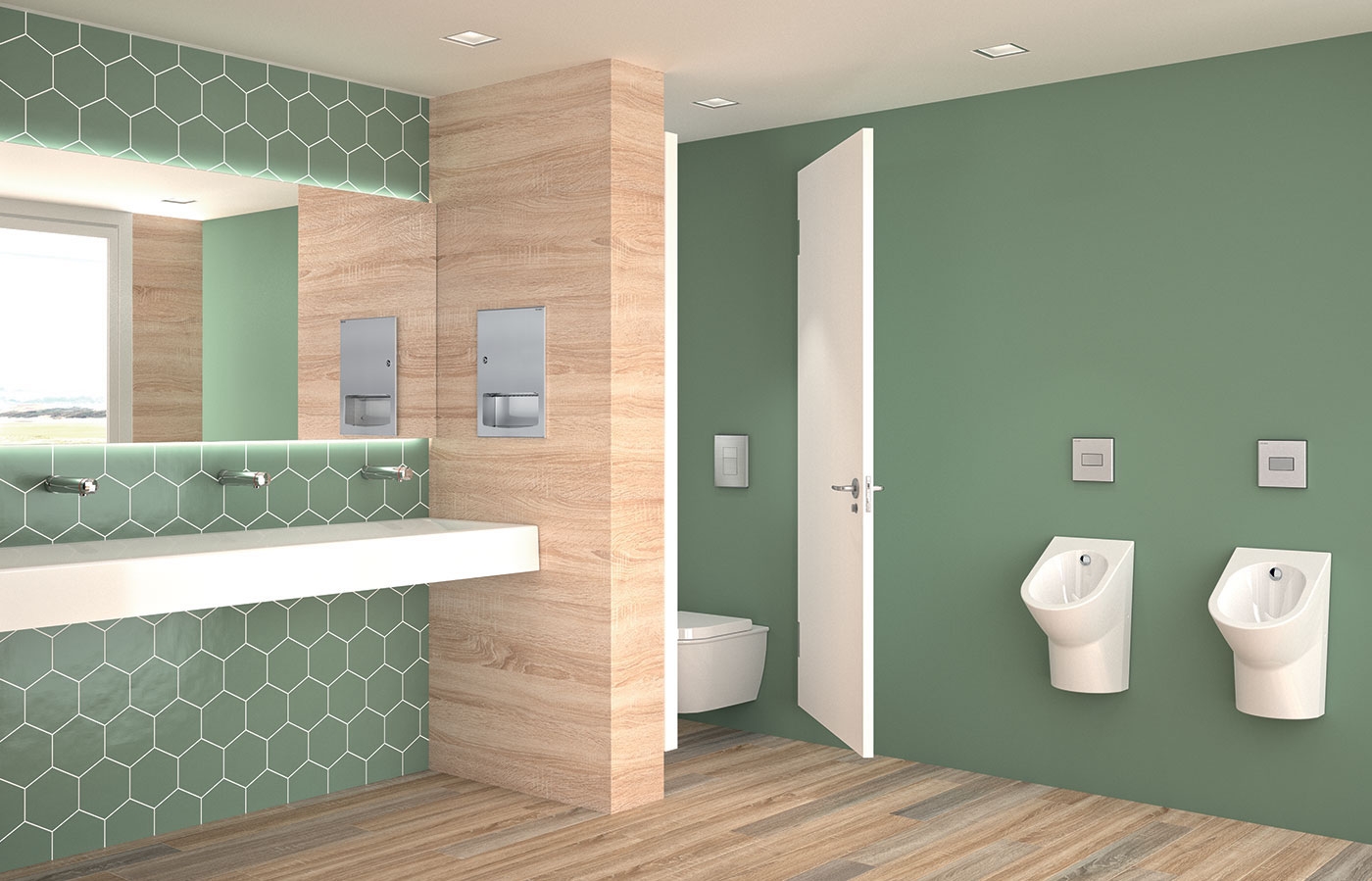 Washbasins with Time-Flow Technology