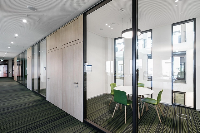 fecofix interior partition frame system for office space