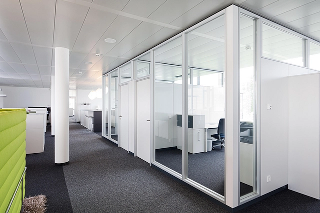 fecocent thin framed partition system