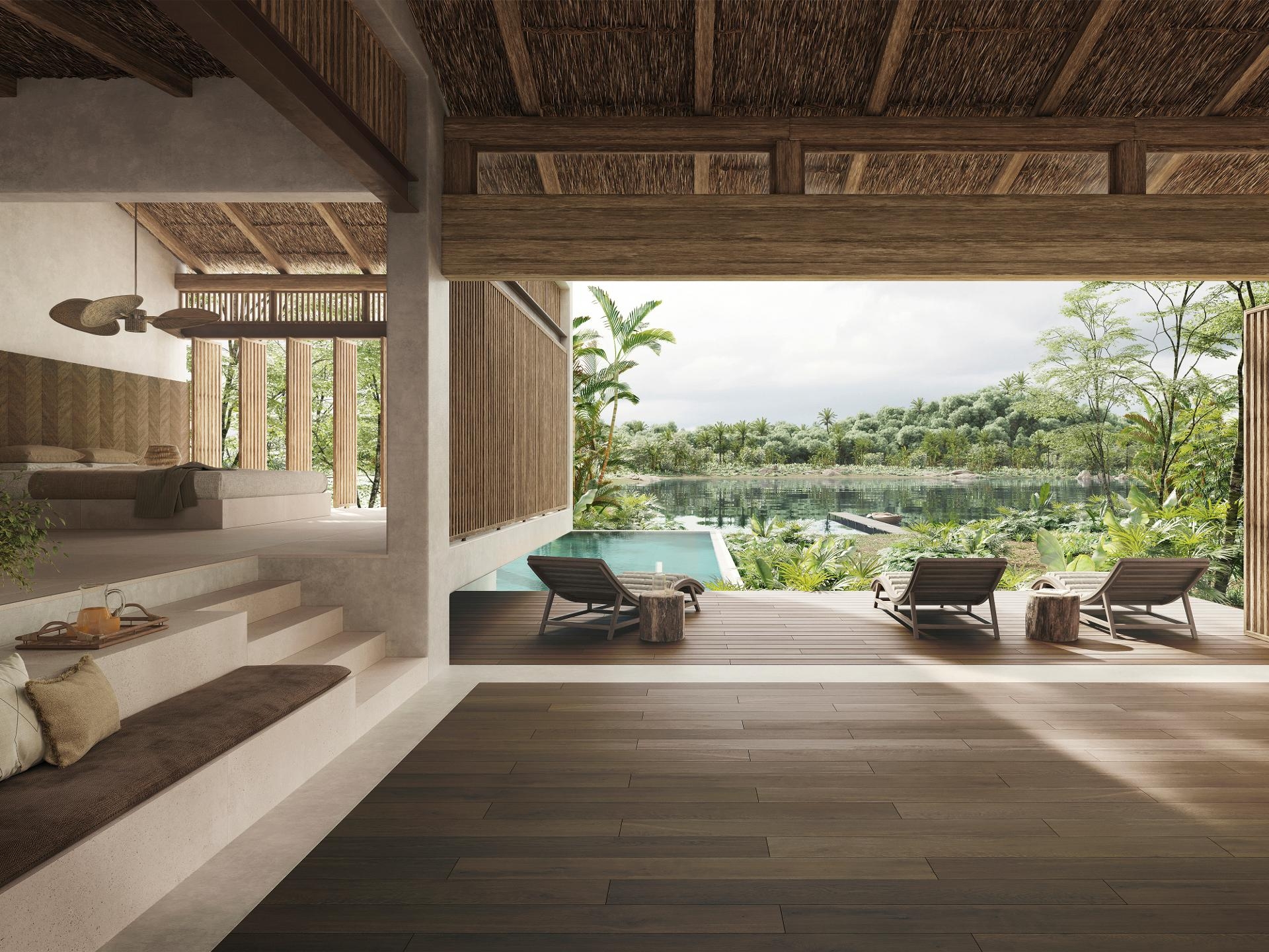 Revestimiento cerámico tipo madera - Royal