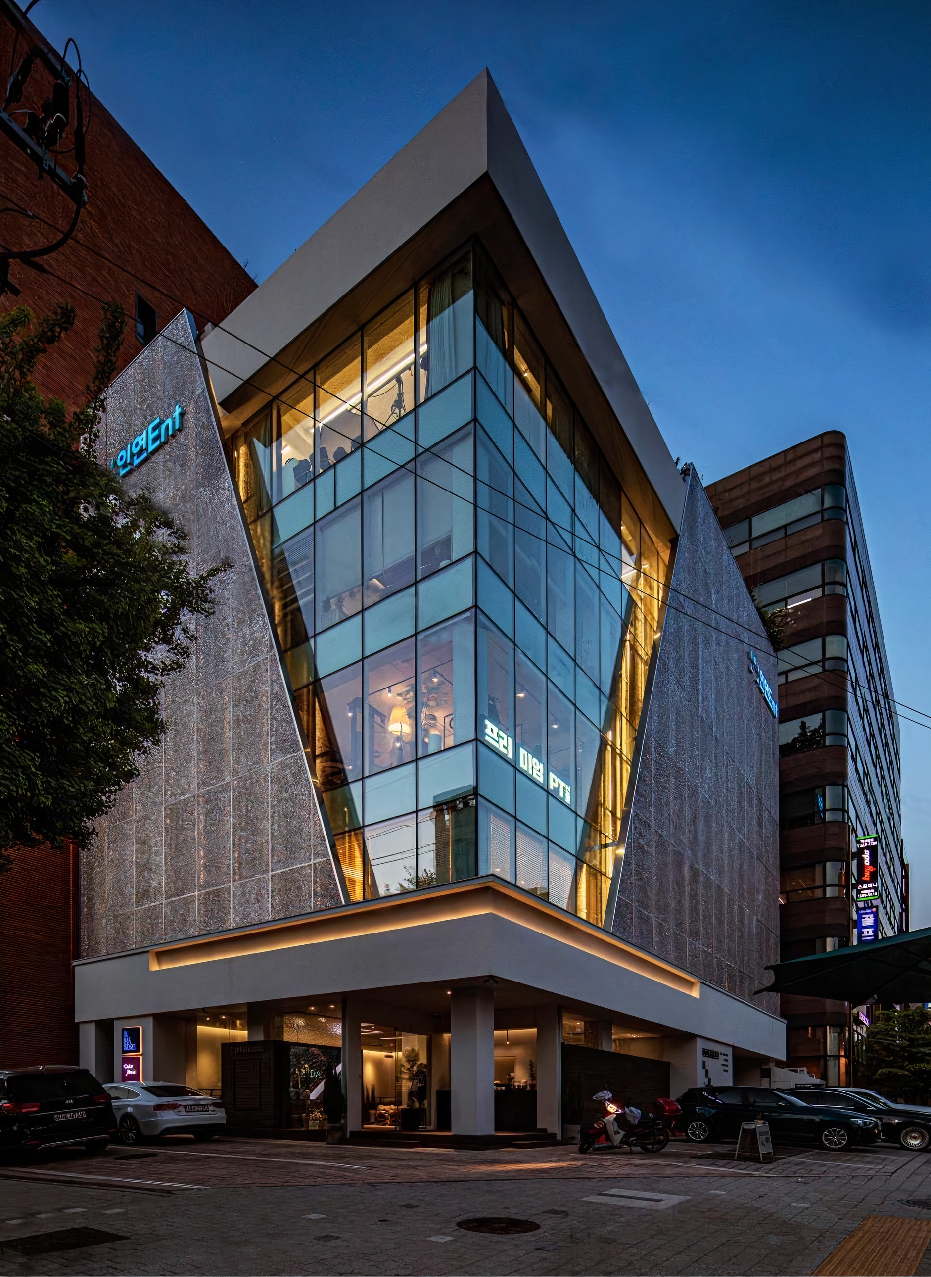 Stabilized Aluminum Foam Facade in Inyeon Entertainment