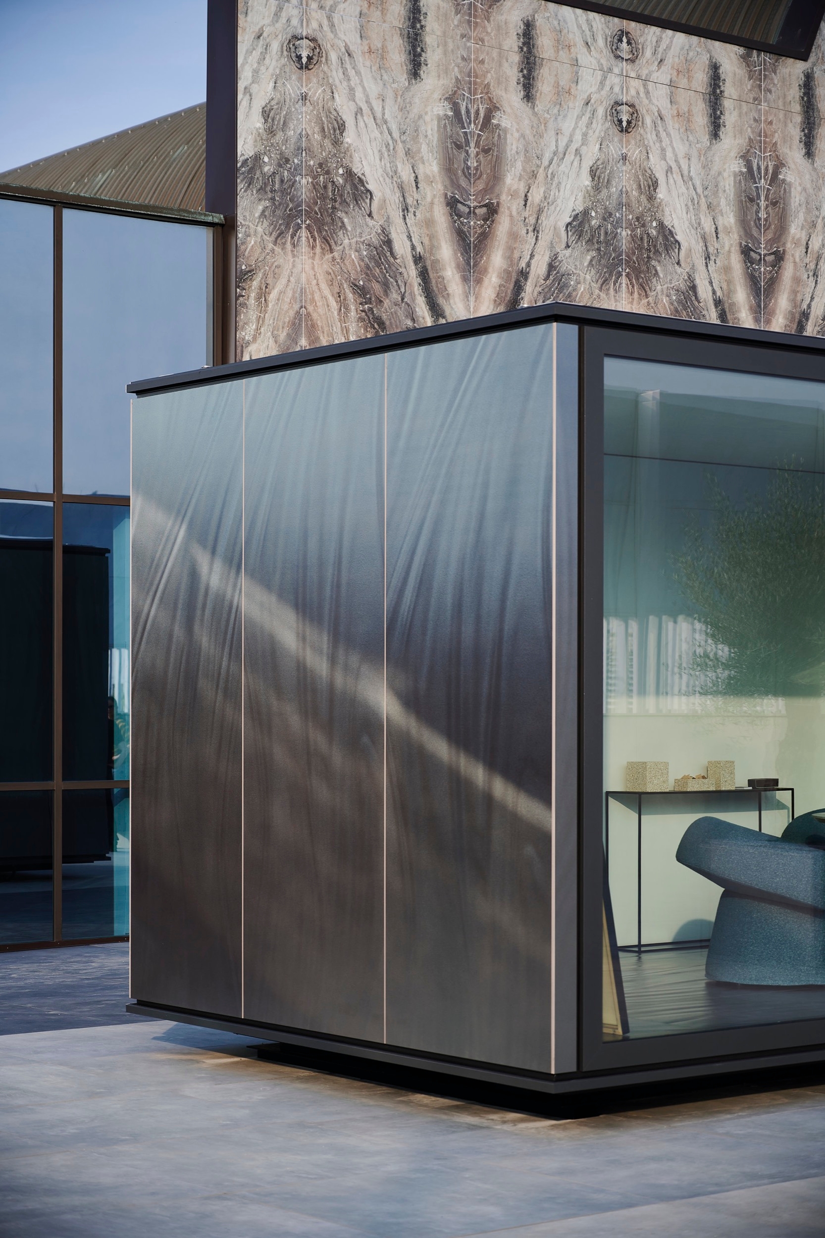 Ceramic Cladding in Showroom