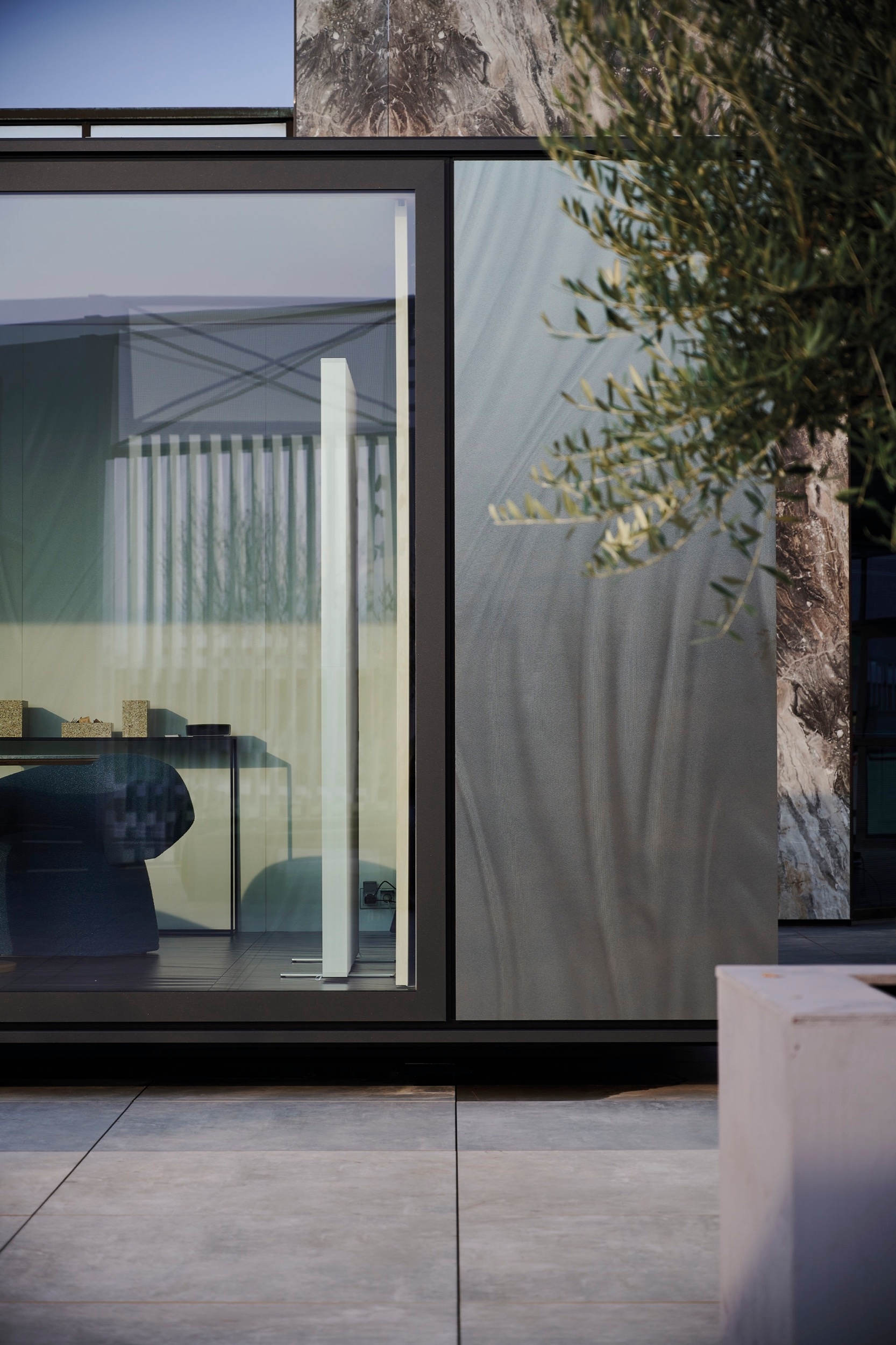 Ceramic Cladding in Showroom