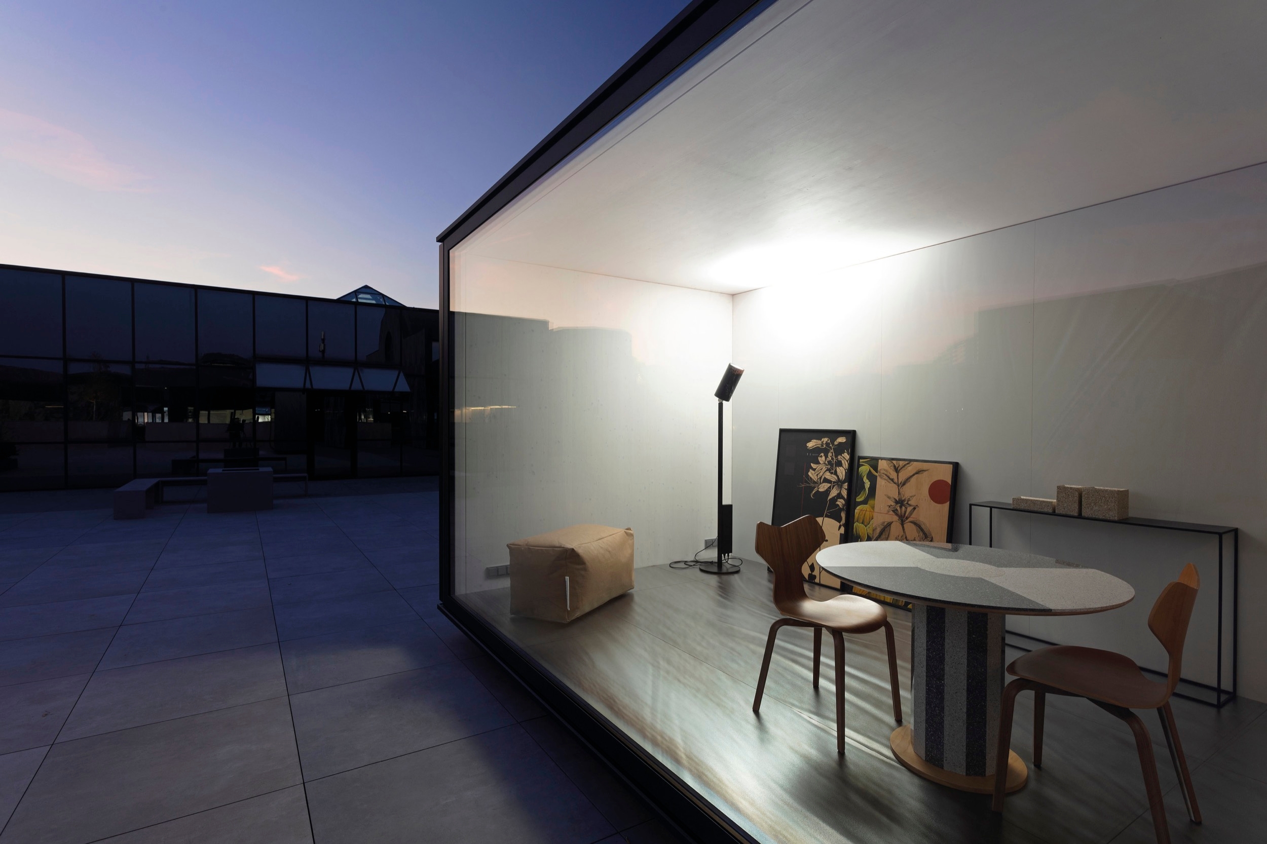 Ceramic Cladding in Showroom