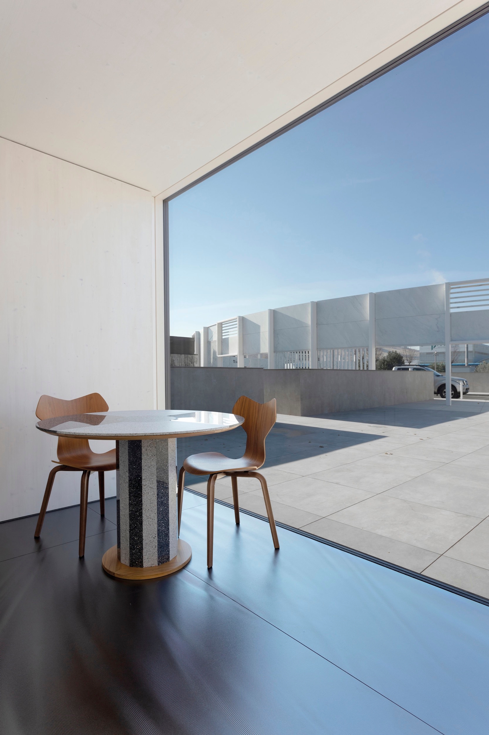 Ceramic Cladding in Showroom