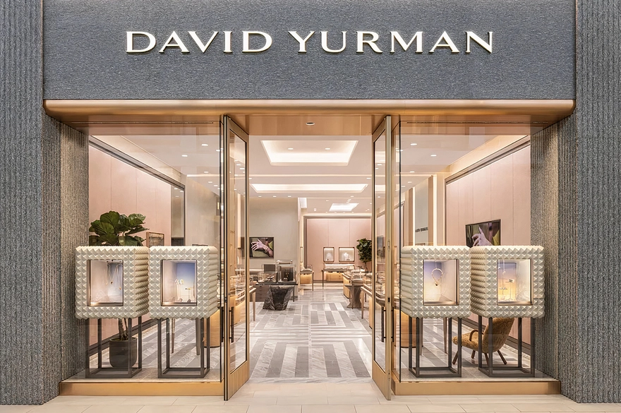 Aluminum Wall Tiles in David Yurman Stores from Decorative Ceiling Tiles