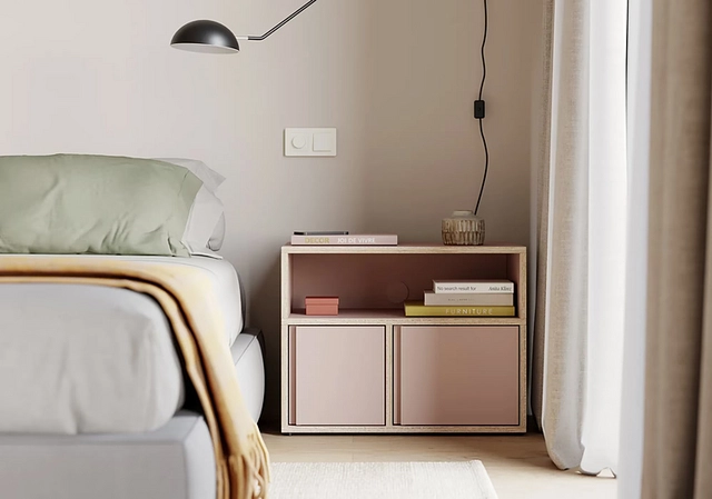 Customizable bedside tables from Tylko