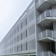Exterior Curtain Systems in Parking Garage