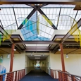 Interior Curtain Systems in Middle School