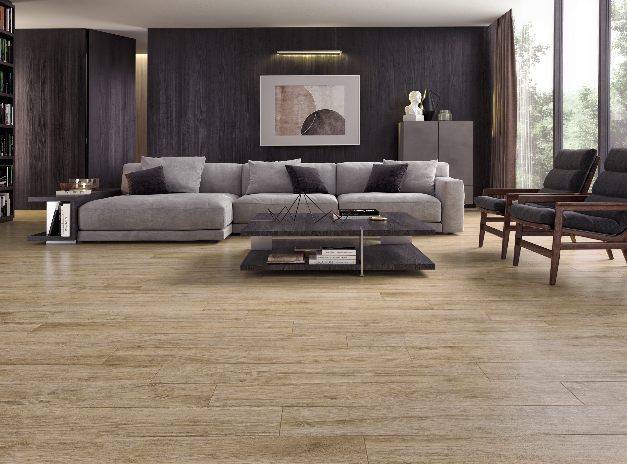 Revestimientos porcelánicos tipo madera