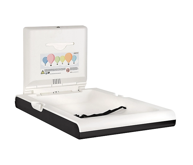 Vertical Baby Changing Station With Ionizer | CP0016VCSB-I Black Finish