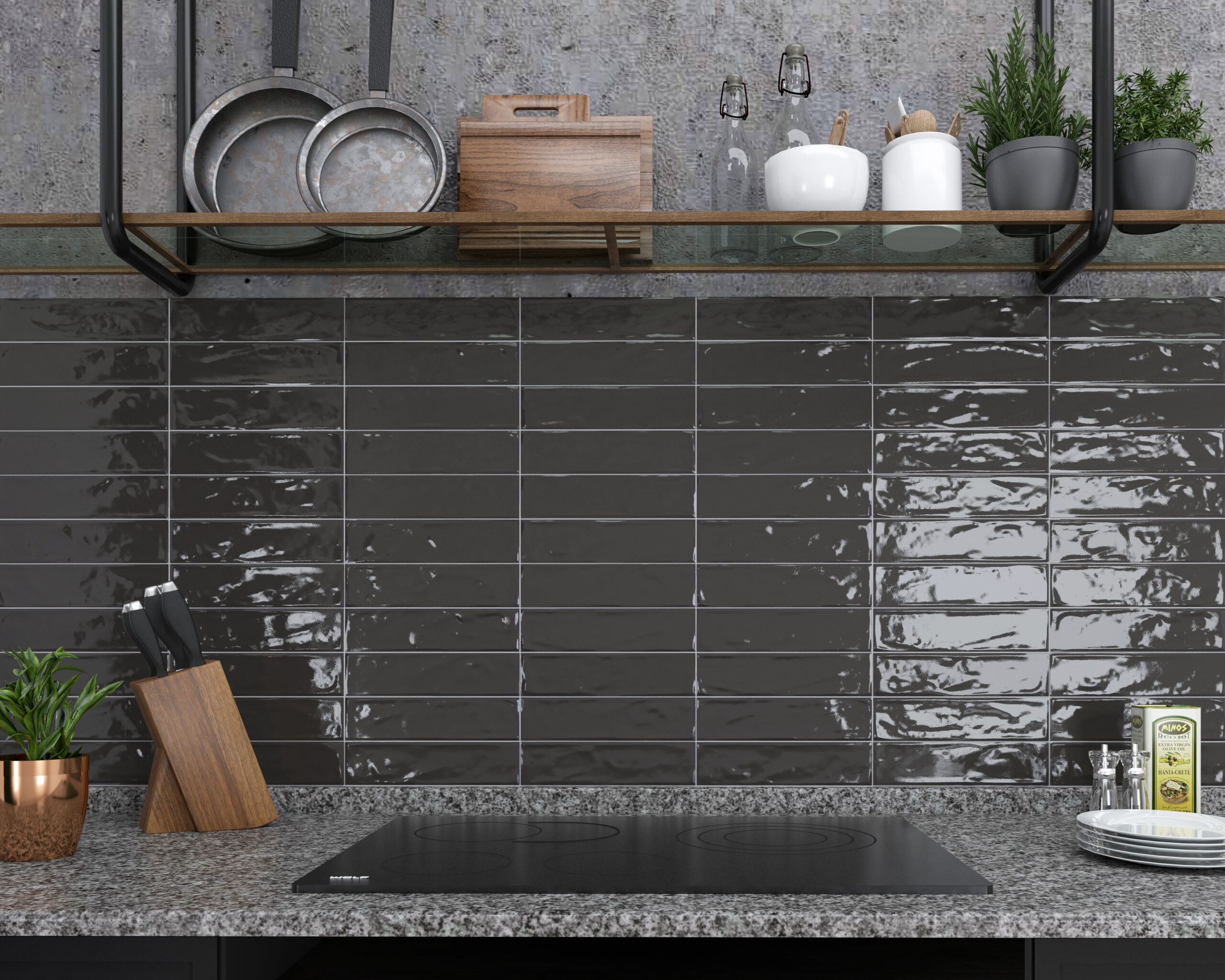 Cerámico monocolor texturizado - Edimburgo