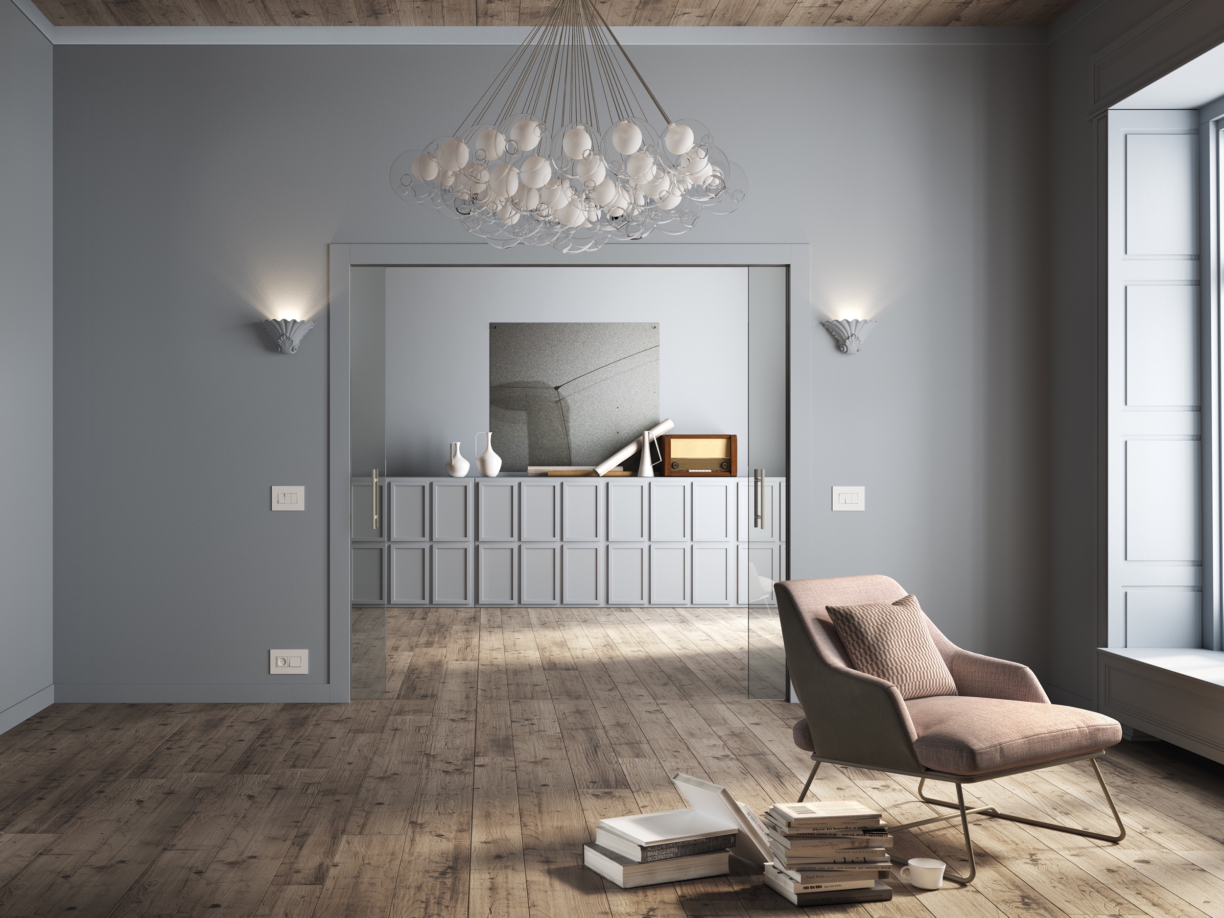 Wiring-Ready Pocket Door Frames - ECLISSE Luce