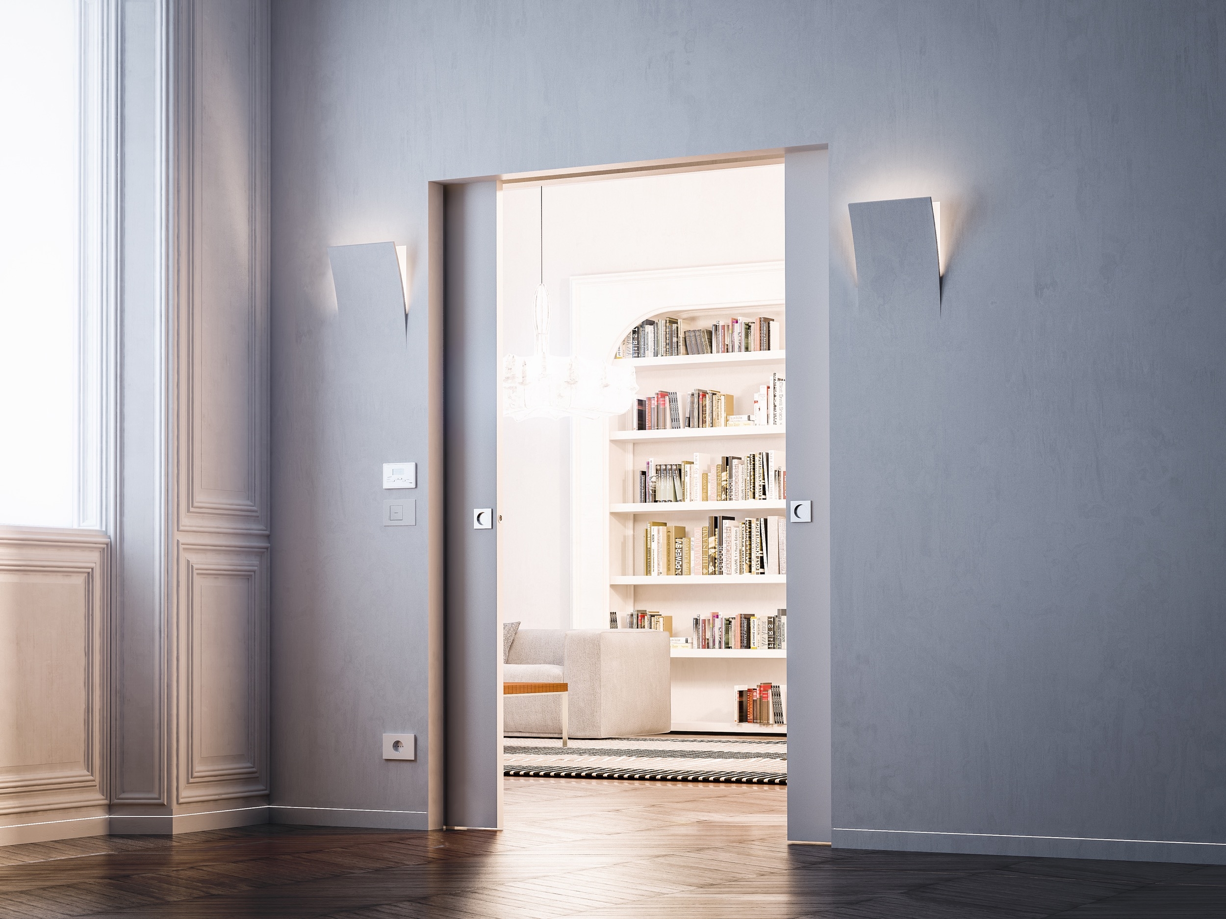 Wiring-Ready Pocket Door Frames - ECLISSE Luce
